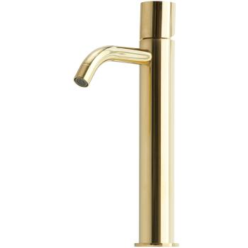 Mira 070 håndvaskarmatur høj model, Massiv messing